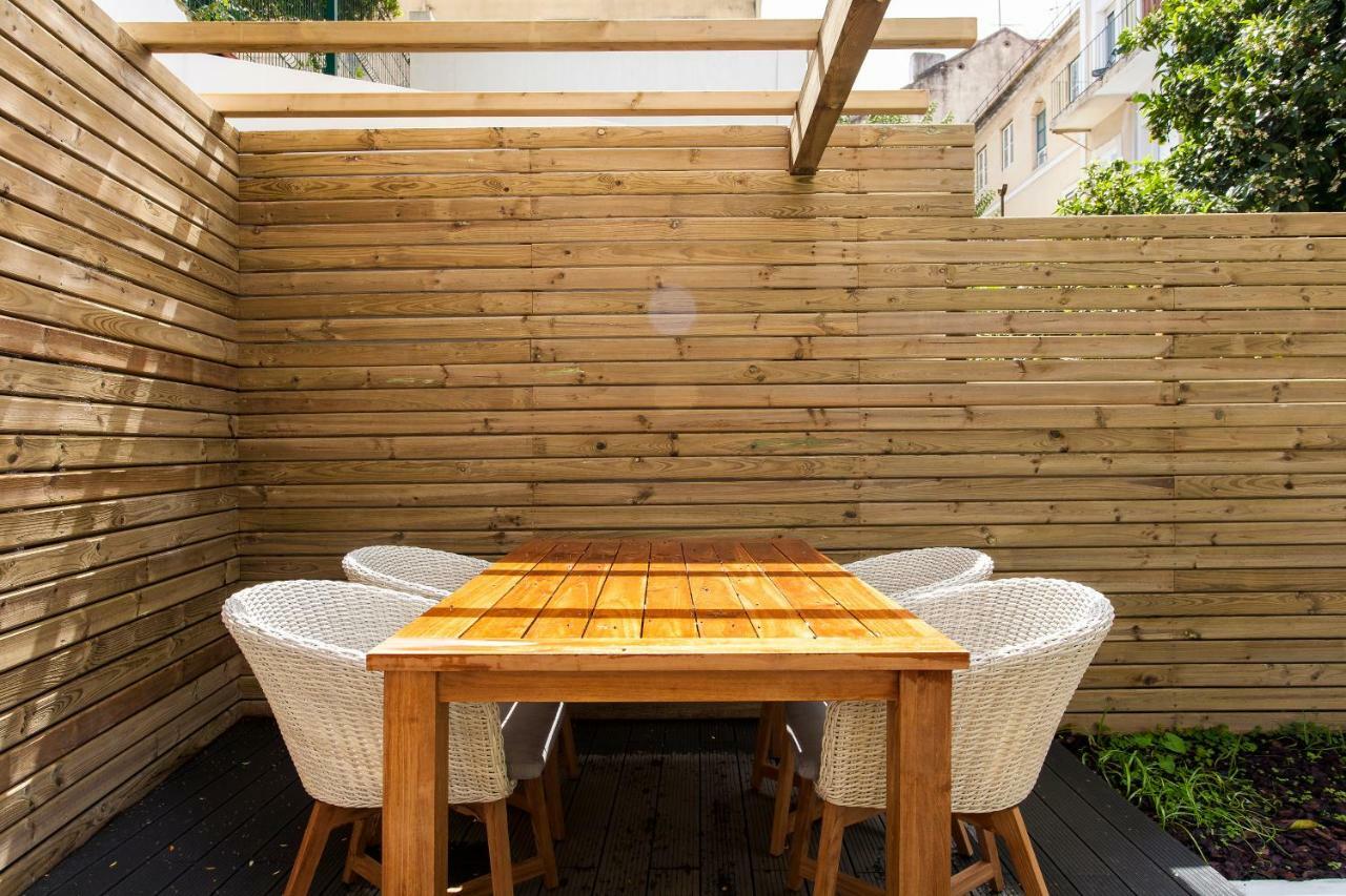 Appartamento Charming Terrace - Liberdade Lisbona Esterno foto