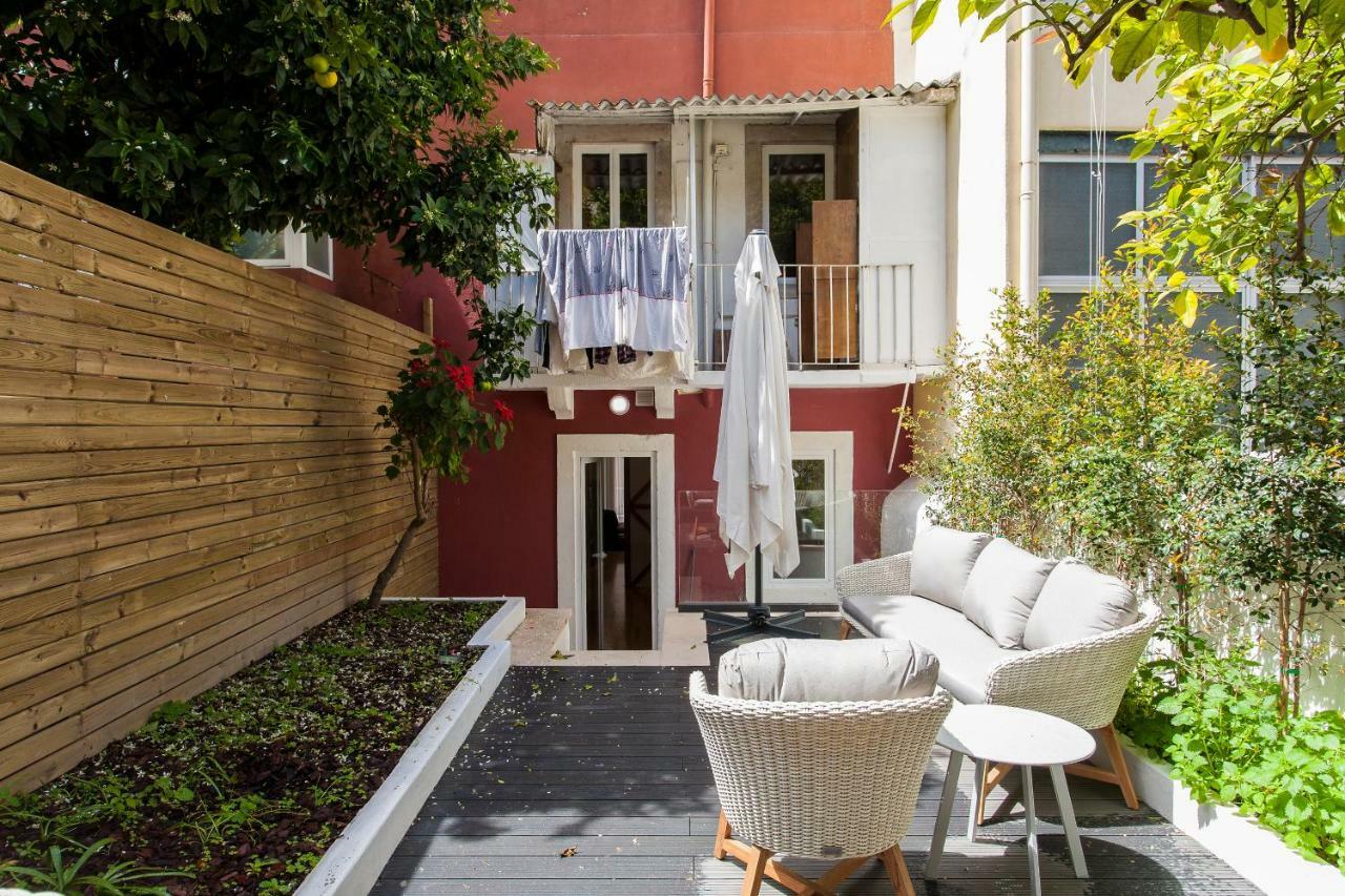 Appartamento Charming Terrace - Liberdade Lisbona Esterno foto